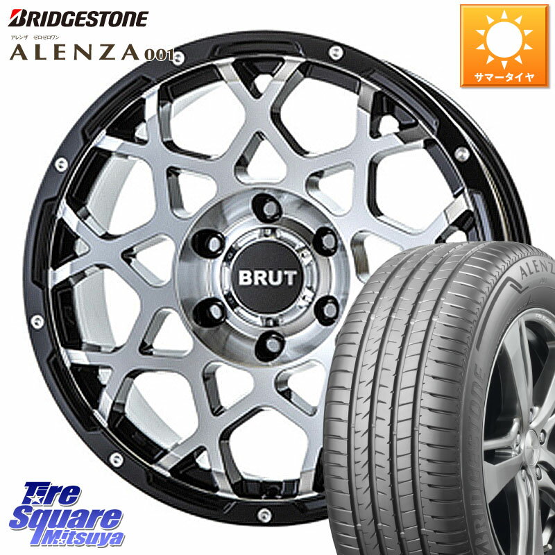 BRUT ֥롼 BR-55 BR55 ۥ 17 17 X 7.5J +40 5 127 ֥¥ȥ  001 ALENZA 001 ޡ 265/70R17  󥰥顼 JK JL