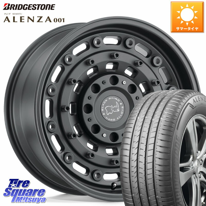 BLACK RHINO ARSENAL TEXTUREDBLACK ブラックライノ アーセナル 18インチ 18 X 8.0J +30 5穴 127 ブリヂストン アレンザ 001 ALENZA 001 サマータイヤ 285/60R18 ジープ ラングラー JK JL