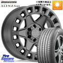 BLACK RHINO YORK ブラックライノ ヨーク GM 17インチ 17 X 8.0J +35 5穴 114.3 ブリヂストン アレンザ 001 ALENZA 001 サマータイヤ 225/60R17 アルファード デリカ D5 D:5