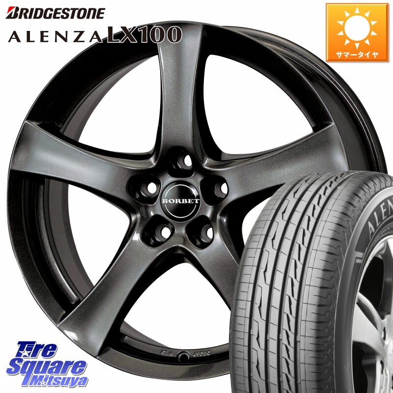 TARGA type F F6941 18 X 8.0J(MB H247) +50 5穴 112 ブリヂストン ALENZA アレンザ LX100 サマータイヤ 235/55R18