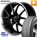 MANARAY MID VERTEC ONE EXE5 ホイール 18インチ 18 X 8.0J +42 5穴 114.3 ブリヂストン ALENZA アレンザ LX100 サマータイヤ 235/55R18 エクストレイル デリカ D5 D:5 NX