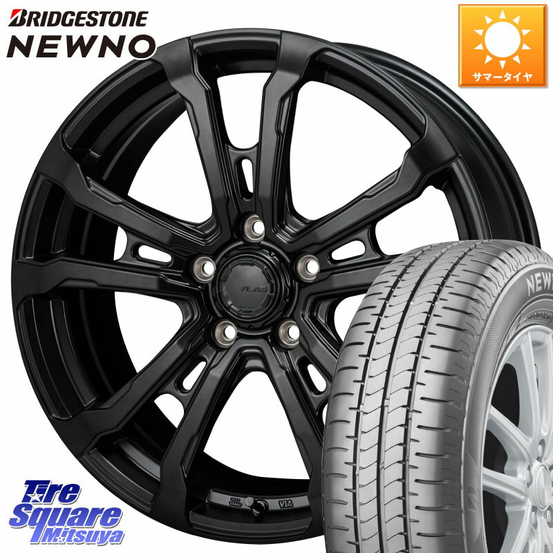 MONZA HI-BLOCK VILAS 17インチ 17 X 7.0J +38 5穴 114.3 ブリヂストン NEWNO ニューノ サマータイヤ 225/60R17 アルファード エクストレイル デリカ D5 D:5