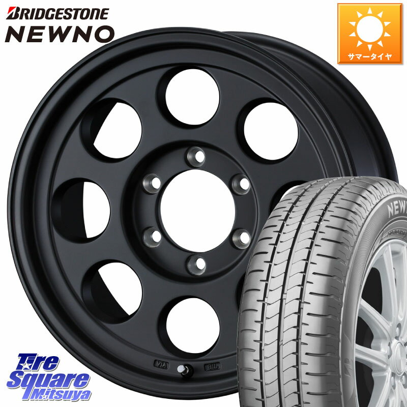 WEDS JIMLINE TYPE2 16インチ 16 X 6.5J +25 6穴 139.7 ブリヂストン NEWNO ニューノ サマータイヤ 215/60R16