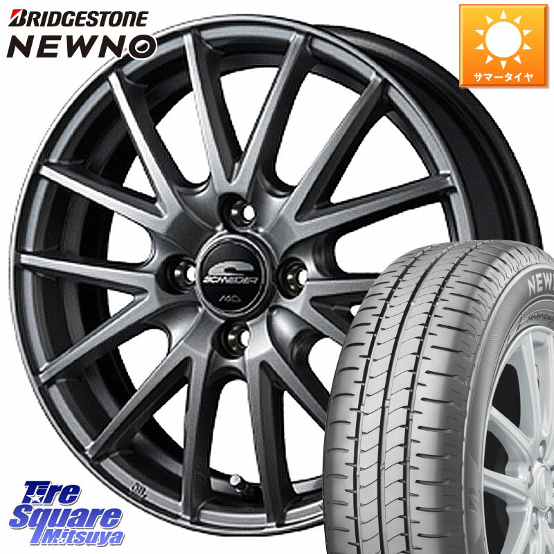 MANARAY MID SCHNEIDER SQ27 ホイール 15インチ 15 X 5.5J +50 4穴 100 ブリヂストン NEWNO ニューノ 在庫● サマータイヤ 175/65R15