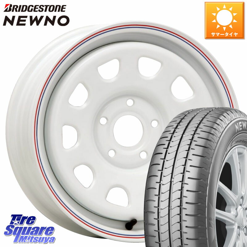MLJ デイトナ SS DAYTONA ホイール 15インチ カングー 15 X 6.0J(RENAUT KANGOO KW) +30 5穴 108 ブリヂストン NEWNO ニューノ サマータイヤ 205/65R15 ルノー カングービボップ KW系