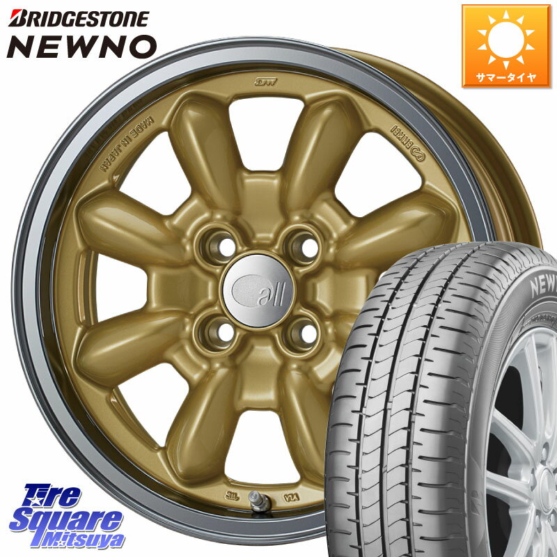 ENKEI エンケイ ALL EIGHTEEN Classical Spoke 15インチ 15 X 6.0J +38 4穴 100 ブリヂストン NEWNO ニューノ サマータイヤ 185/55R15 700系パッソ