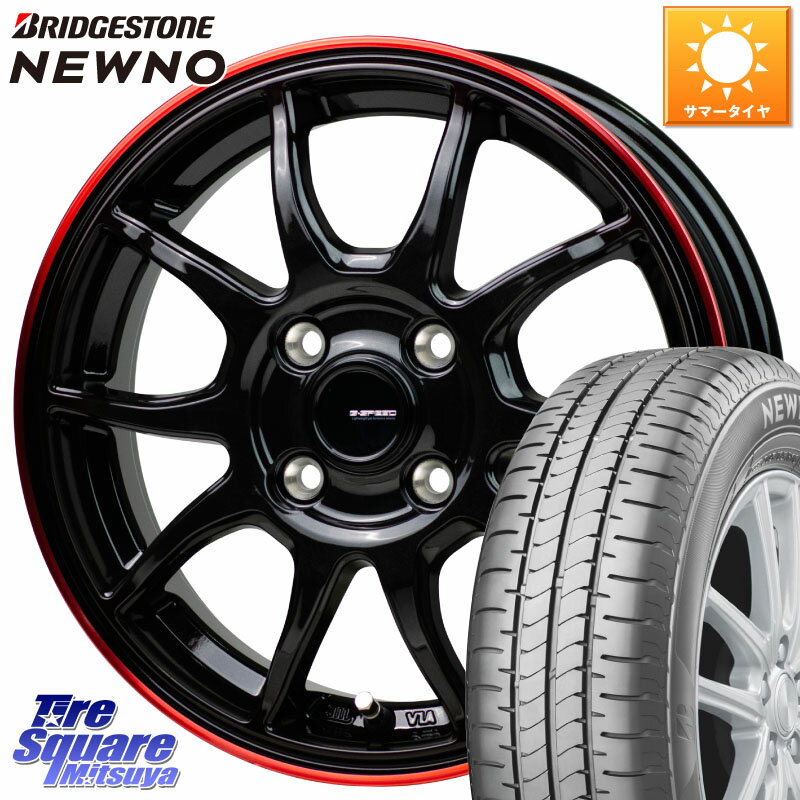 HotStuff G-SPEED P06 P-06 ホイール 16インチ 16 X 6.0J +45 4穴 100 ブリヂストン NEWNO ニューノ サマータイヤ 195/55R16 アクア