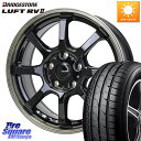 HotStuff G-SPEED P-08 ホイール 17インチ 17 X 7.0J +55 5穴 114.3 ブリヂストン LUFT RV2 ルフト サマータイヤ 225/55R17 BN・BL レガシィ(2)
