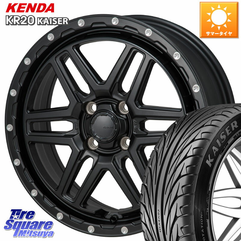 MONZA HI-BLOCK ERDE 16インチ 16 X 6.0J +42 4穴 100 KENDA ケンダ カイザー KR20 サマータイヤ 195/45R16 サクシード ルーミー