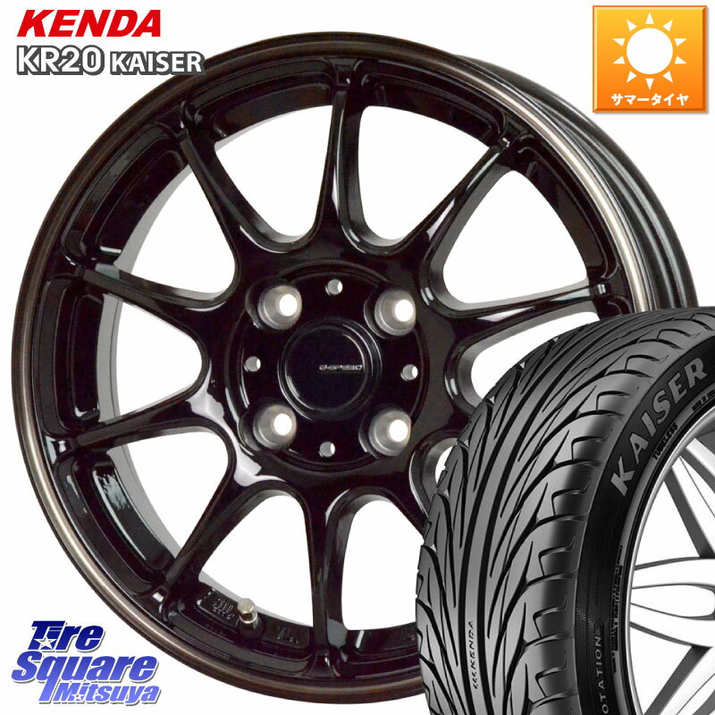 HotStuff GSPEED P-07 ԡ ۥ 16 16 X 6.0J +43 4 100 KENDA   KR20 ޡ 195/45R16  롼ߡ