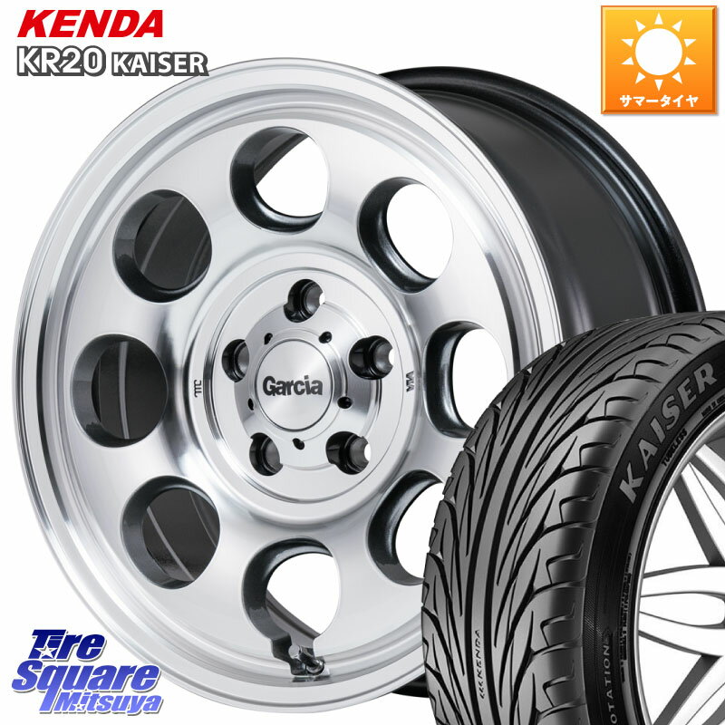 MANARAY MID Garcia Palm8 ガルシア パーム8 ホイール 16インチ 16 X 7.0J +40 5穴 114.3 KENDA ケンダ カイザー KR20 サマータイヤ 195/55R16