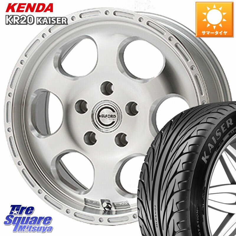 MEIWA Blood Stock One Piece ホイール 16インチ 16 X 7.0J +35 5穴 114.3 KENDA ケンダ カイザー KR20 サマータイヤ 205/55R16 ヤリス