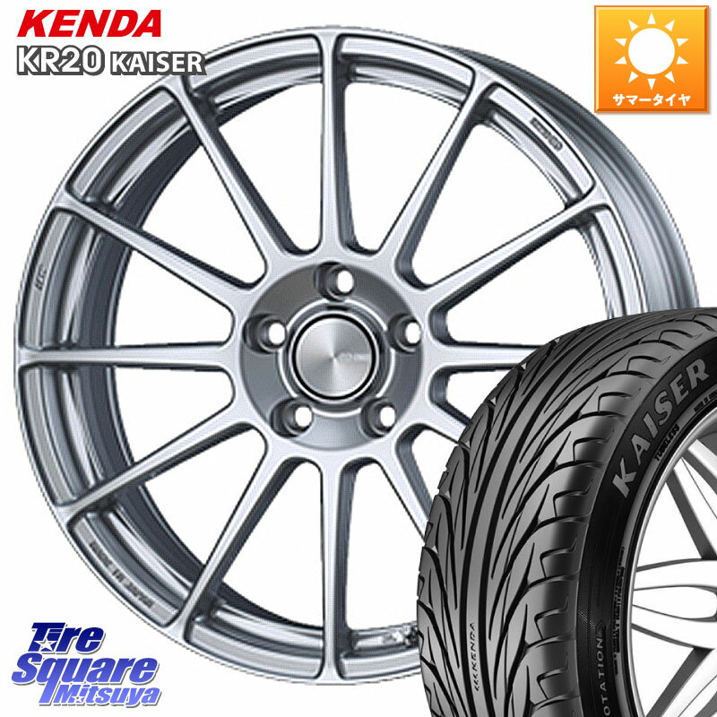 KYOHO ENKEI エンケイ PerformanceLine PF03 ホイール 16 X 6.5J +45 4穴 100 KENDA ケンダ カイザー KR20 サマータイヤ 195/55R16 アクア