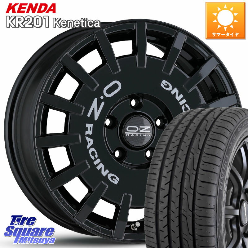 OZ Rally Racing ラリーレーシング 専用KIT付属 16インチ 16 X 7.0J(RENAUT CAPTUR HJ) +35 5穴 114.3 KENDA ケンダ KENETICA KR201 サマータイヤ 215/65R16 ルノー キャプチャー