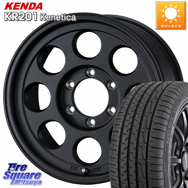 WEDS JIMLINE TYPE2 16インチ 16 X 6.5J +25 6穴 139.7 KENDA ケンダ KENETICA KR201 サマータイヤ 215/65R16