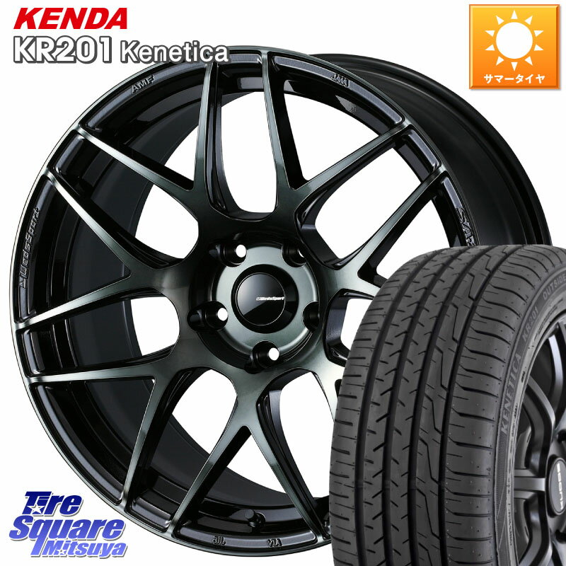 WEDS 74173 SA-27R ウェッズ スポーツ WBC ホイール 18インチ 18 X 7.5J +45 5穴 100 KENDA ケンダ KENETICA KR201 サマータイヤ 225/45R18