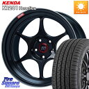 KYOHO ENKEI エンケイ PerformanceLine PF06 BK ホイール 18インチ 18 X 8.0J +45 5穴 100 KENDA ケンダ KENETICA KR201 サマータイヤ 225/55R18(2)