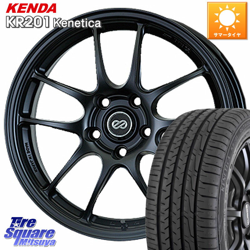 KYOHO ENKEI エンケイ PerformanceLine PF01 BK ホイール 18 X 7.5J +45 5穴 114.3 KENDA ケンダ KENETICA KR201 サマータイヤ 225/55R18