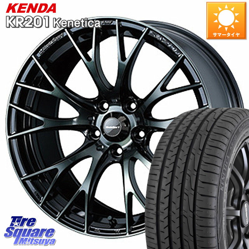 WEDS 72728 SA-20R SA20R ウェッズ スポーツ ホイール 17インチ 17 X 7.0J +48 5穴 114.3 KENDA ケンダ KENETICA KR201 サマータイヤ 215/45R17 セレナ ステップワゴン セレナ