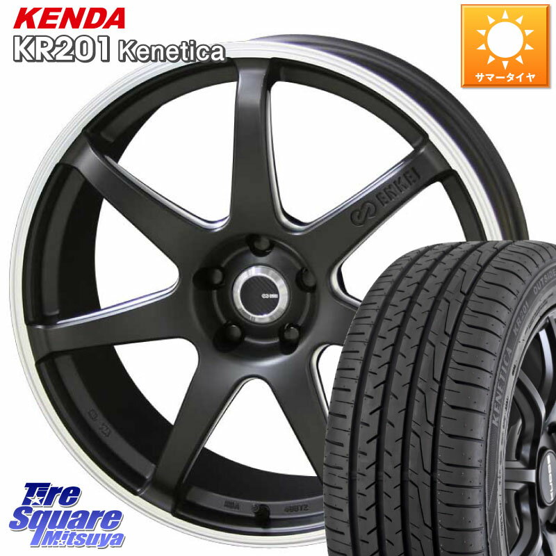 KYOHO 【欠品次回7月末】ENKEI TUNING SC38 ホイール 4本 17インチ 17 X 7.0J +48 5穴 114.3 KENDA ケンダ KENETICA KR201 サマータイヤ 215/50R17 MAZDA3 インプレッサ リーフ レヴォーグ