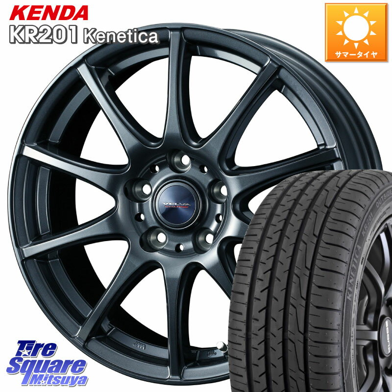 WEDS ウェッズ ヴェルヴァチャージ ホイール 16 X 6.0J +40 5穴 100 KENDA ケンダ KENETICA KR201 サマータイヤ 205/60R16