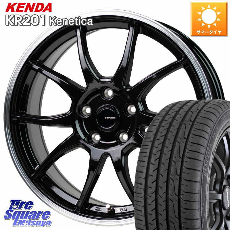 HotStuff G-SPEED P06 P-06 ۥ 17 17 X 7.0J +45 5 100 KENDA  KENETICA KR201 ޡ 215/45R17 ץꥦ 86