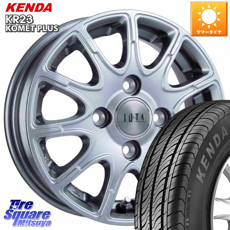 阿部商会 TIRADO IOTA イオタ ホイール 14インチ 14 X 5.5J +40 4穴 100 KENDA ケンダ KOMET PLUS KR23 サマータイヤ 165/65R14 ルーミー