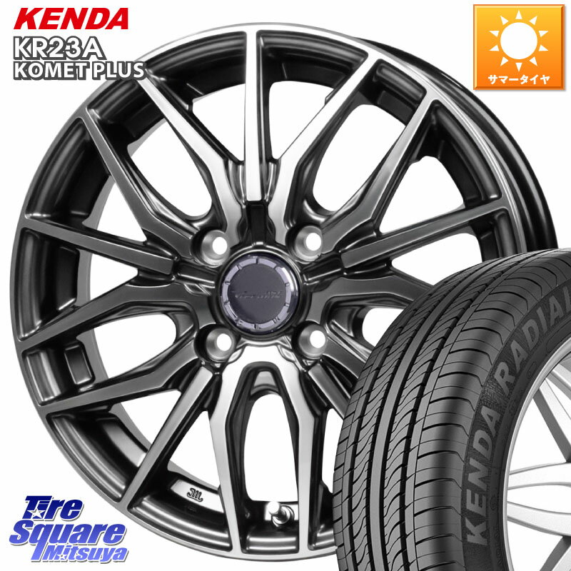 HotStuff Precious AST M4 プレシャス アスト M4 4H ホイール 14インチ 14 X 4.5J +45 4穴 100 KENDA ケンダ KOMET PLUS KR23A サマータイヤ 165/55R14 ゼスト