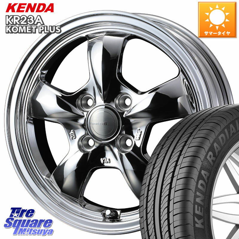 WEDS 41112 GYRAFT 5S グラフト SPT ホイール 14インチ 14 X 4.5J +45 4穴 100 KENDA ケンダ KOMET PLUS KR23A サマータイヤ 165/55R14 ゼスト