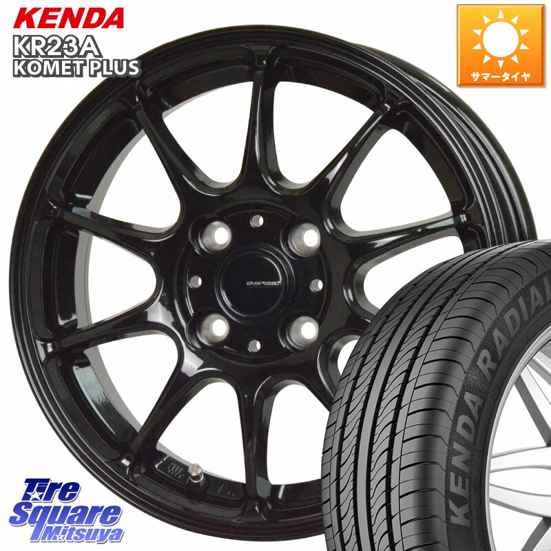 HotStuff G.SPEED G-07 ホイール 14インチ 14 X 4.5J +45 4穴 100 KENDA ケンダ KOMET PLUS KR23A サマータイヤ 165/55R14 ゼスト