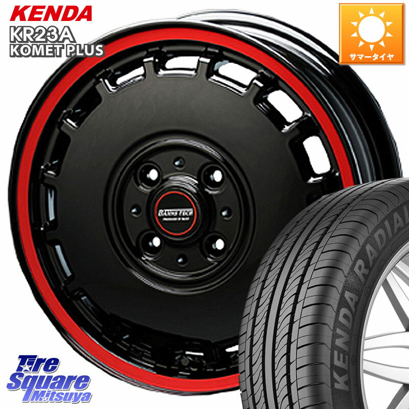 BLEST BAHNS TECH KT-Stream ホイール 14インチ 14 X 4.5J +45 4穴 100 KENDA ケンダ KOMET PLUS KR23A サマータイヤ 165/55R14 ゼスト