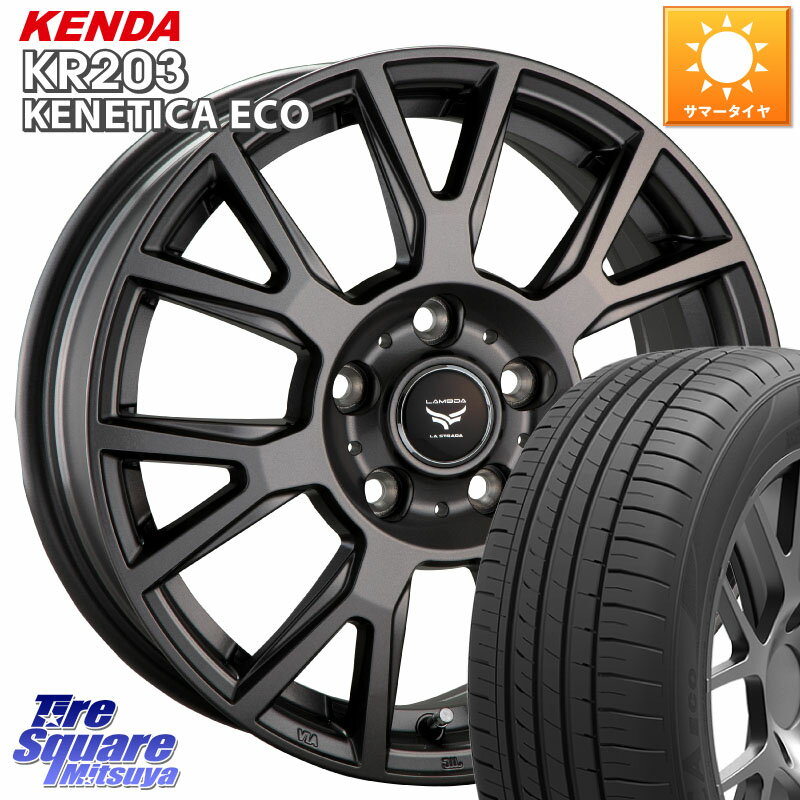 阿部商会 ティラード ラムダ 16 X 6.5J +53 5穴 114.3 KENDA ケンダ KENETICA ECO KR203 サマータイヤ 205/55R16