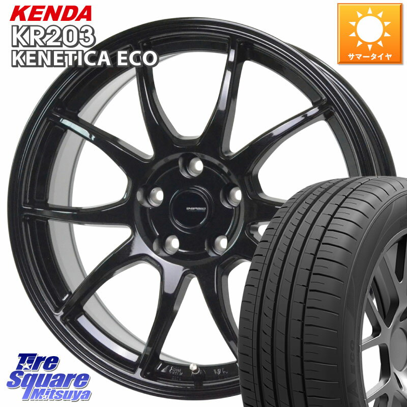 HotStuff G-SPEED G-06 G06 ホイール 16インチ 16 X 6.5J +48 5穴 114.3 KENDA ケンダ KENETICA ECO KR203 サマータイヤ 215/60R16 ヴェゼル