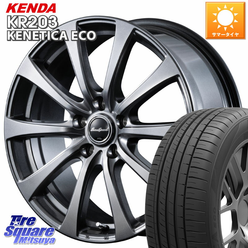 MANARAY MID EuroSpeed G10 ホイール 15インチ 15 X 6.0J +45 5穴 114.3 KENDA ケンダ KENETICA ECO KR203 サマータイヤ 195/65R15