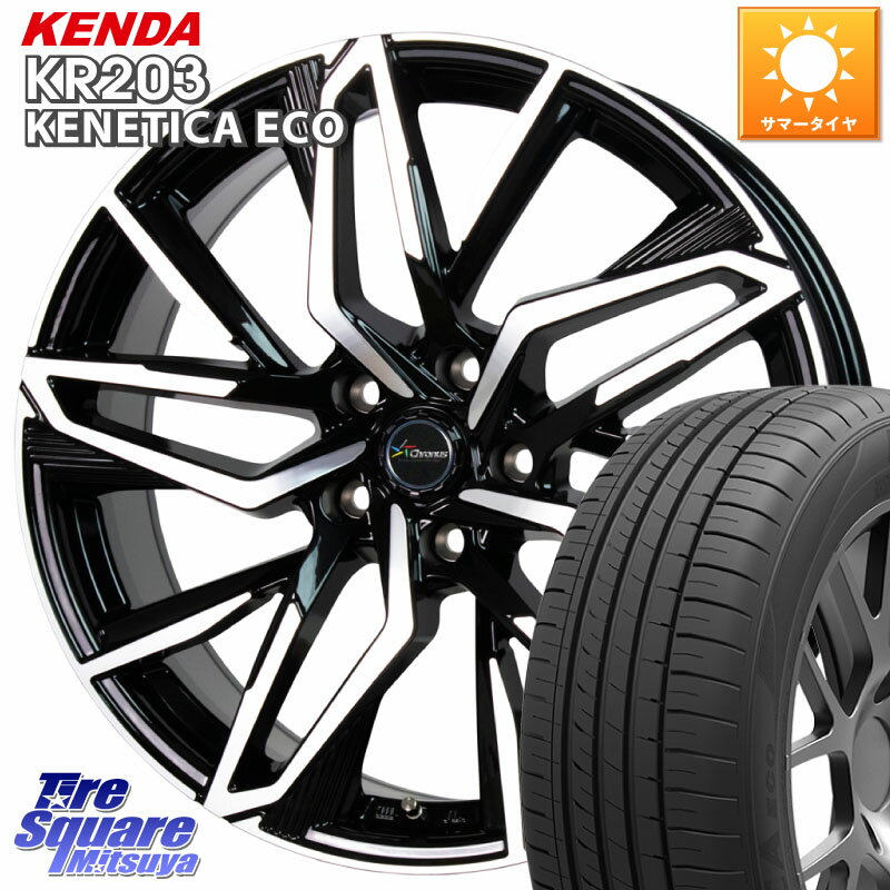 HotStuff Chronus CH-112 クロノス CH112 ホイール 16インチ 16 X 6.5J +50 5穴 114.3 KENDA ケンダ KENETICA ECO KR203 サマータイヤ 215/60R16 WR-V ヴェゼル