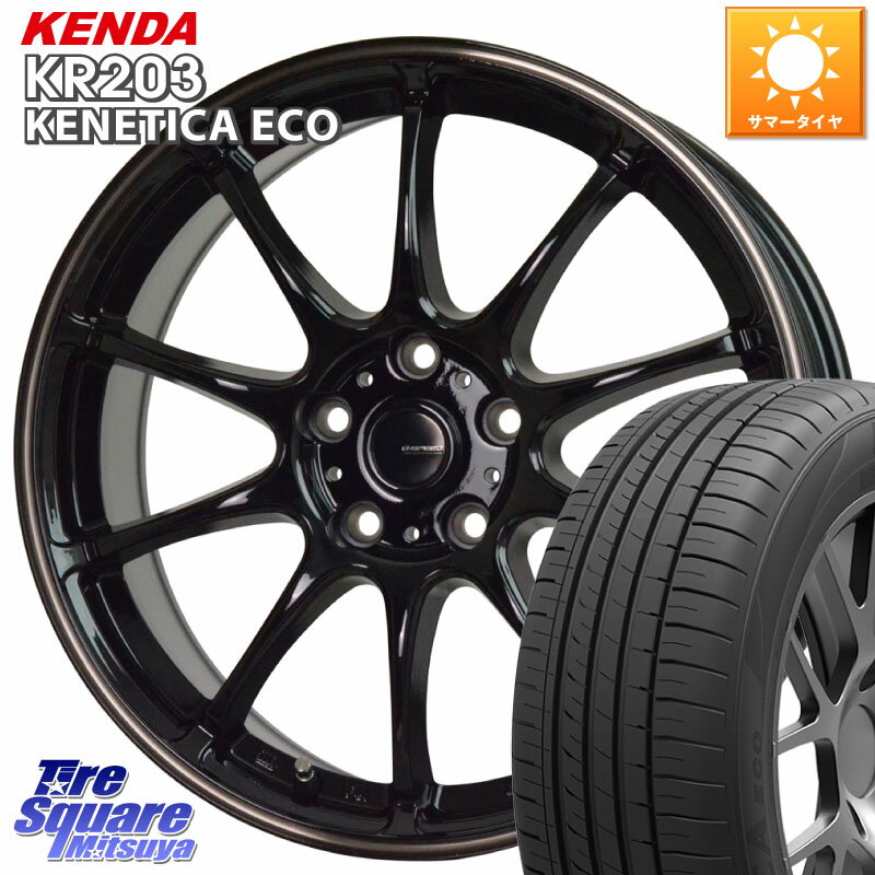 HotStuff G・SPEED P-07 ジー・スピード ホイール 16インチ 16 X 6.5J +48 5穴 100 KENDA ケンダ KENETICA ECO KR203 サマータイヤ 205/60R16