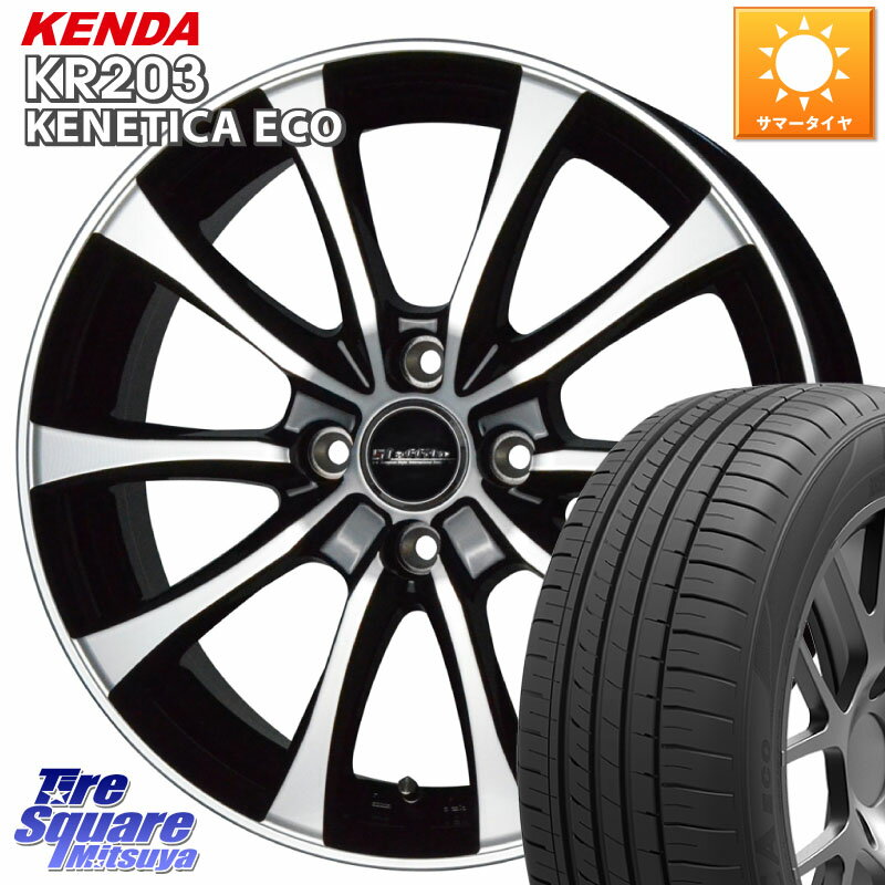 HotStuff Laffite LE-07 ラフィット LE07 ホイール 14インチ 14 X 4.5J +45 4穴 100 KENDA ケンダ KENETICA ECO KR203 サマータイヤ 155/65R14