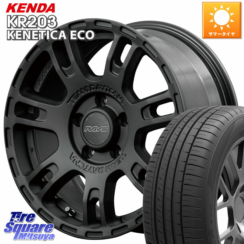 RAYS TEAM DAYTONA D207 チーム デイトナ ホイール 16インチ 16 X 7.0J +40 5穴 114.3 KENDA ケンダ KENETICA ECO KR203 サマータイヤ 215/60R16