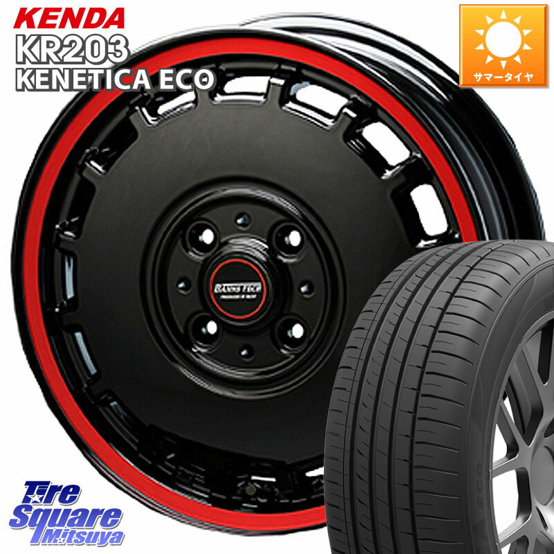 BLEST BAHNS TECH KT-Stream ホイール 14インチ 14 X 4.5J 45 4穴 100 KENDA ケンダ KENETICA ECO KR203 サマータイヤ 165/70R14 ハスラー ソリオ