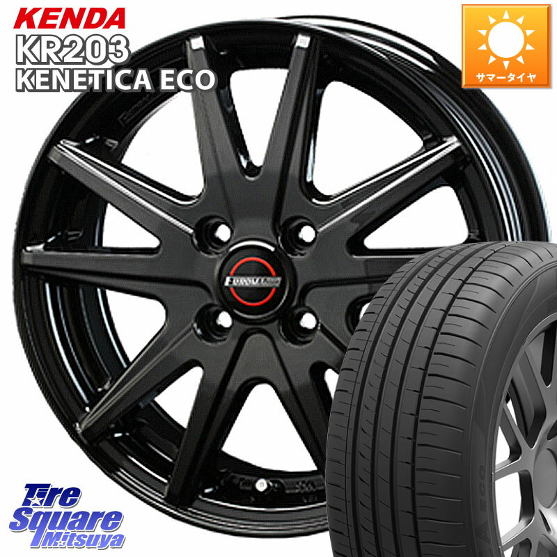 BLEST EUROMAGIC Lance ST ホイール 14インチ 14 X 5.5J +45 4穴 100 KENDA ケンダ KENETICA ECO KR203 サマータイヤ 175/65R14 フィット