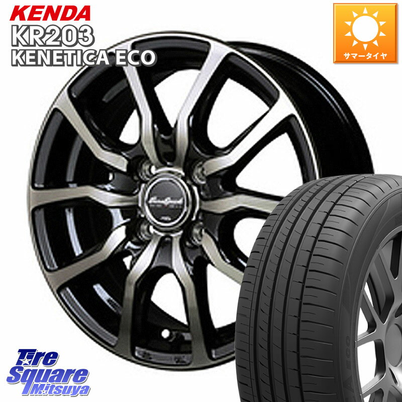 MANARAY MID EuroSpeed D.C.52 ホイール 13 X 4.0J +43 4穴 100 KENDA ケンダ KENETICA ECO KR203 サマータイヤ 155/70R13