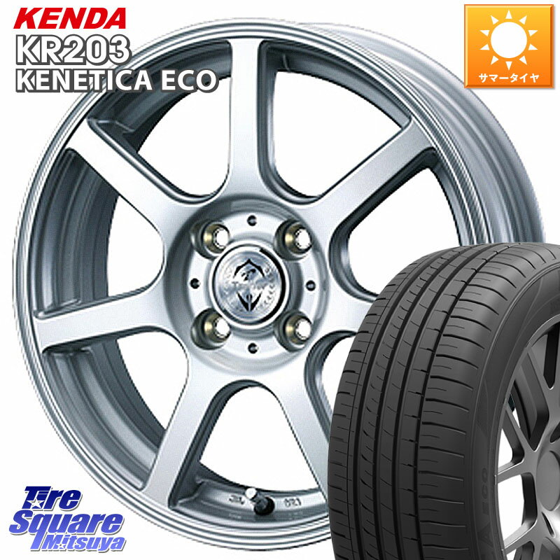 WEDS 34180 ウェッズ トレファーZR ホイール 13インチ 13 X 4.5J +45 4穴 100 KENDA ケンダ KENETICA ECO KR203 サマータイヤ 165/65R13