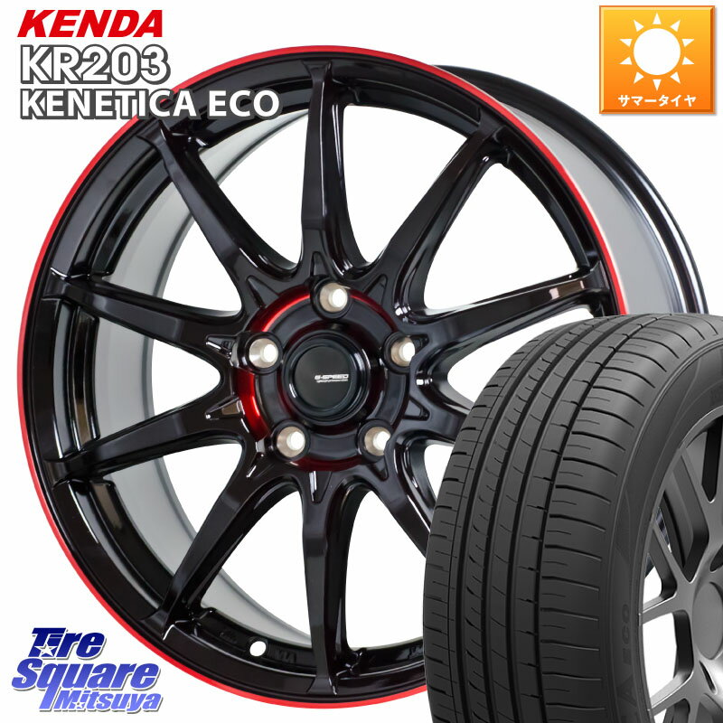 HotStuff ߷ G.SPEED P-05R P05R RED ۥ 16 16 X 6.5J +53 5 114.3 KENDA  KENETICA ECO KR203 ޡ 205/55R16