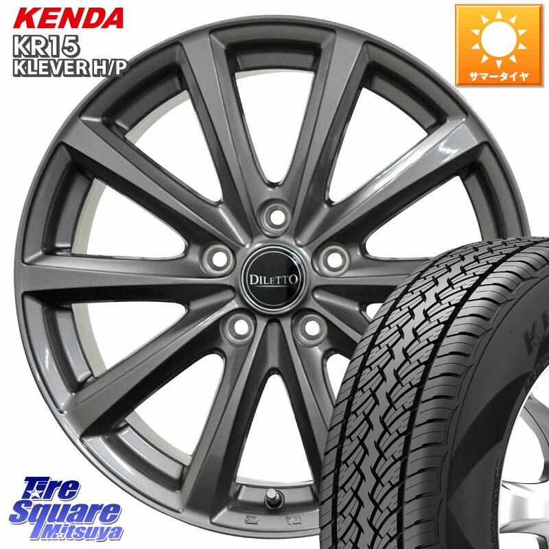 コスミック DILETTO M10 ディレット ホイール 16インチ 16 X 6.5J +45 5穴 100 KENDA ケンダ KR15 KLEVER HP H/P サマータイヤ 215/70R16 アウトバック