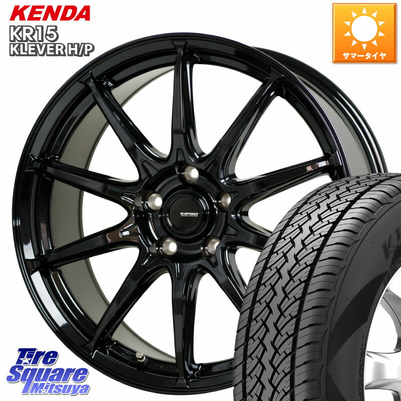 HotStuff G-SPEED G-05 G05 5H ホイール 4本 16インチ 16 X 6.5J +38 5穴 114.3 KENDA ケンダ KR15 KLEVER HP H/P サマータイヤ 215/70R16 デリカ D5 D:5