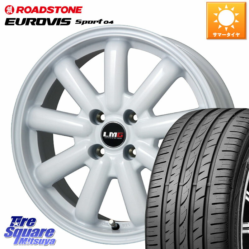 LEHRMEISTER レアマイスター LMG MOS-9 MOS9 16インチ 16 X 6.5J +42 4穴 100 ROADSTONE ロードストーン EUROVIS sport 04 サマータイヤ 195/55R16