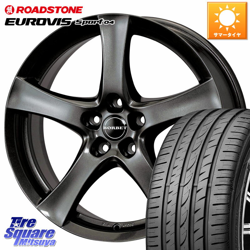 TARGA type F F6941 18 X 8.0J(BMW F39) +50 5穴 112 ROADSTONE ロードストーン EUROVIS sport 04 サマータイヤ 225/50R18 BMW X2