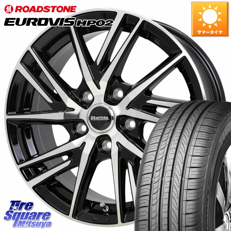 HotStuff ラフィット LW06-2 LW-06-2 ホイール 17インチ 17 X 7.0J +38 5穴 114.3 ROADSTONE ロードストーン EUROVIS HP02 サマータイヤ 225/60R17 アルファード エクストレイル デリカ D5 D:5