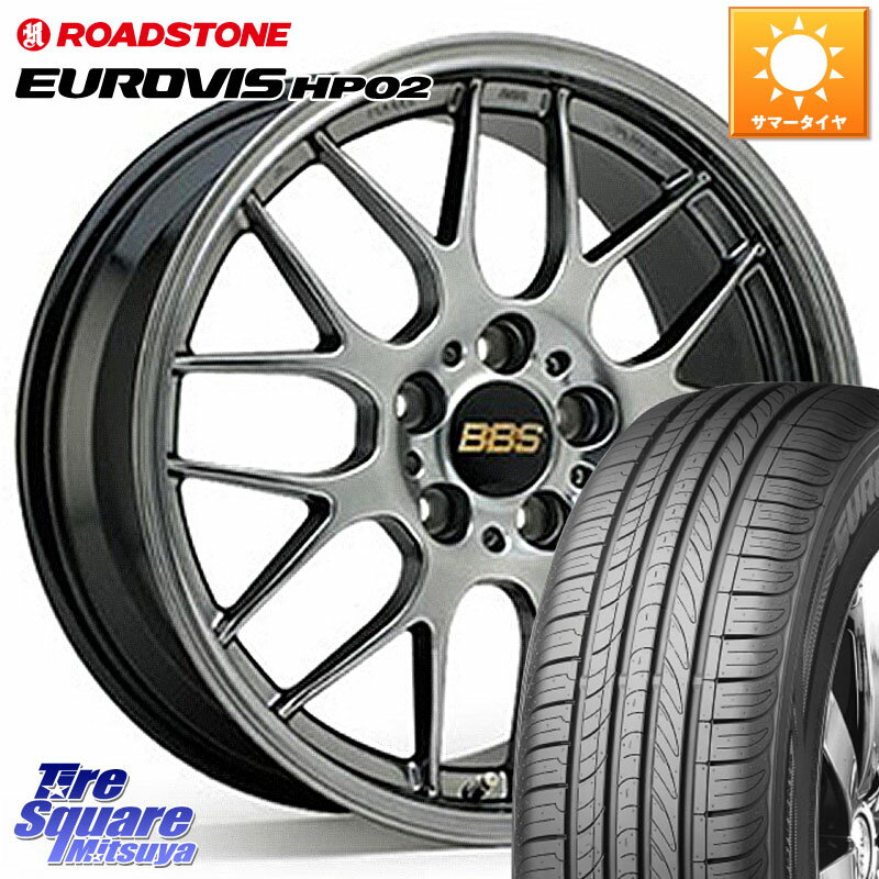 BBS RG-R 鍛造1ピース ホイール 17インチ 17 X 7.5J +38 5穴 114.3 ROADSTONE ロードストーン EUROVIS HP02 サマータイヤ 225/60R17 アルファード デリカ D5 D:5