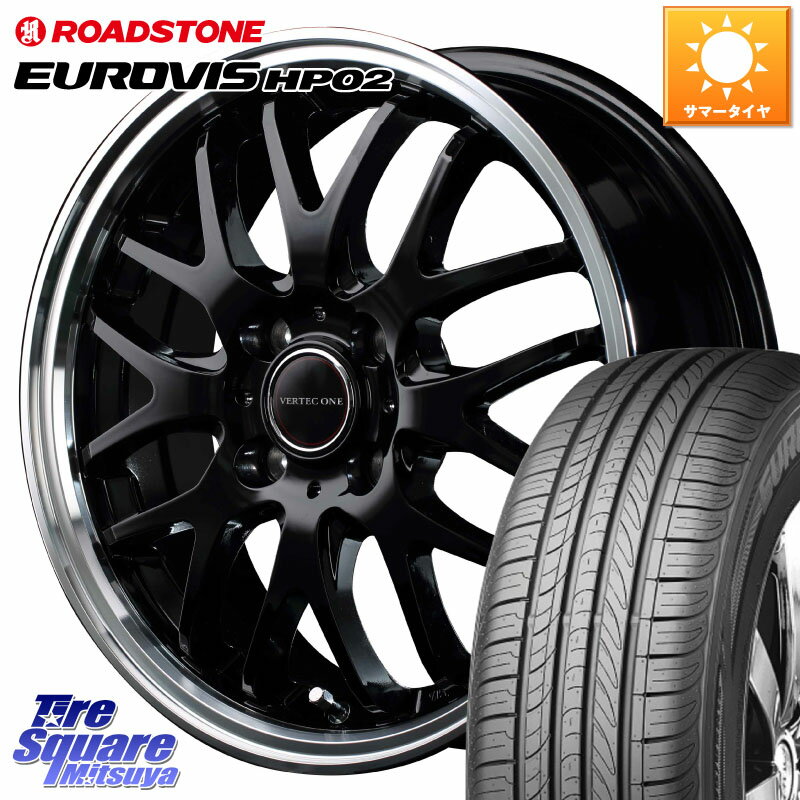 MANARAY 【欠品次回7月下-8月上旬予定】MID VERTEC ONE EXE10 ホイール 15インチ 15 X 4.5J +45 4穴 100 ROADSTONE ロードストーン EUROVIS HP02 サマータイヤ 165/55R15 サクラ N-BOX デリカミニ